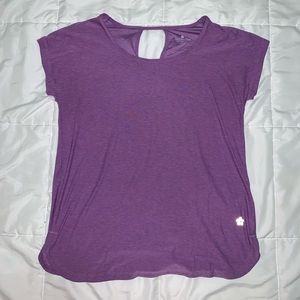 Purple athletic top